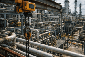 polipasto para petroquimica