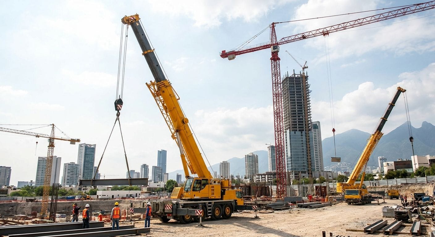 Mejores grúas industriales para obras en México en 2026